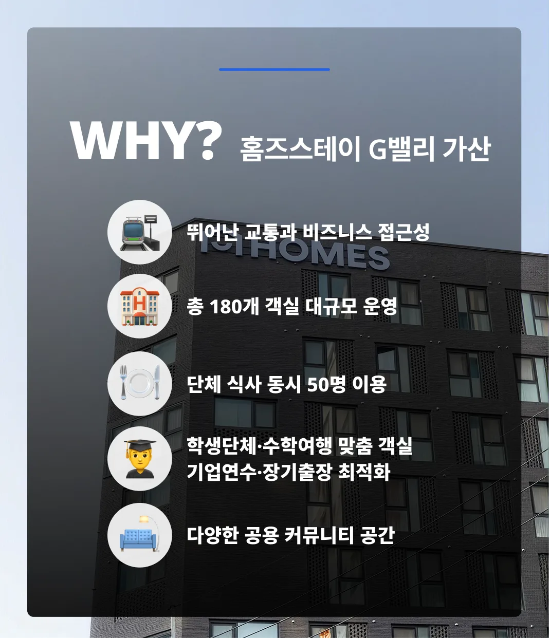 스마트 스테이와 다양한 커뮤니티 공간을 갖춘 프리미엄 어반 호텔
